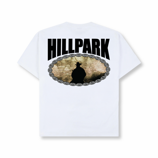 WHITE COWBOY SILHOUETTE TEE