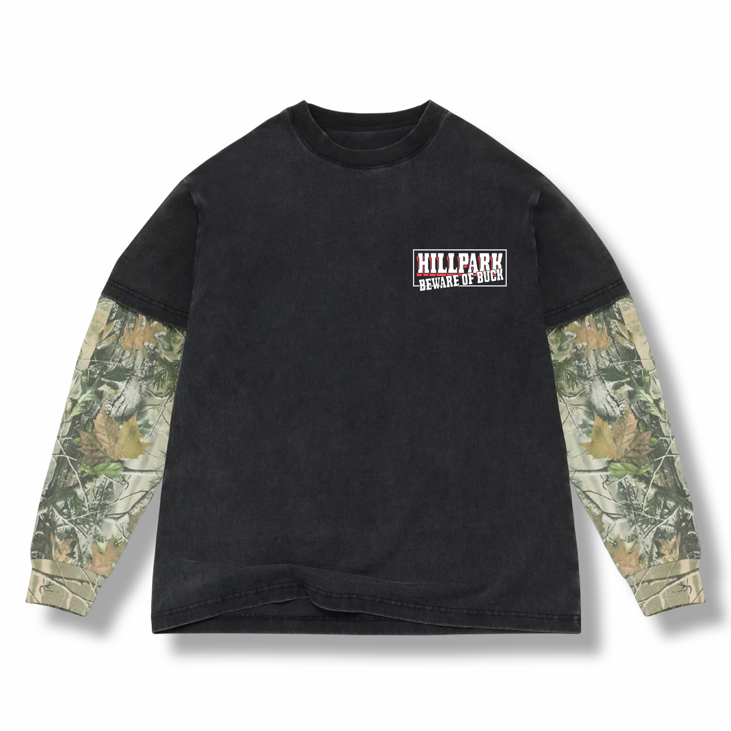 BEWARE OF BUCK DOUBLE LAYERED LONG SLEEVE