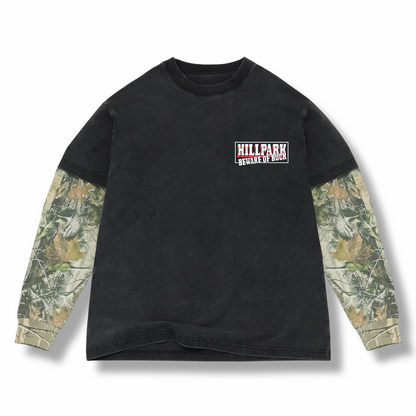 BEWARE OF BUCK DOUBLE LAYERED LONG SLEEVE